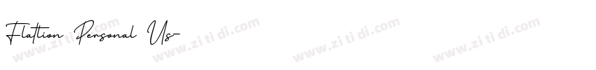 Flatlion Personal Us字体转换 Flatlion Personal Us字体转换